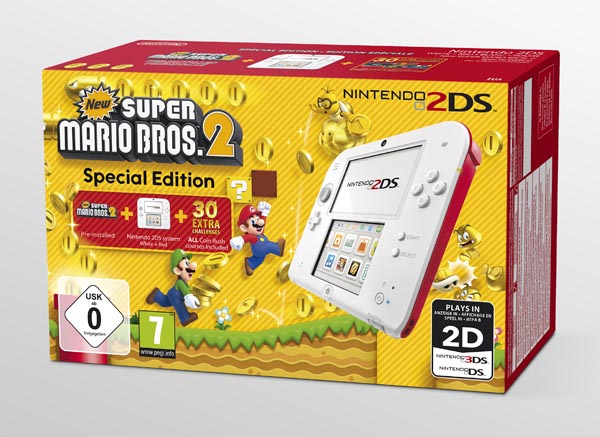  New Super Mario Bros. 2 avec un pack Nintendo 2DS Edition spéciale