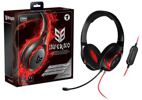 Le SB Inferno, nouveau casque gaming de Creative