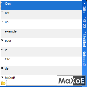 Le Clic de MaXoE : Ditto, ou comment gérer ses presse-papier
