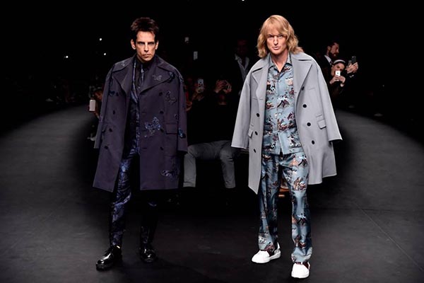 Zoolander 2 :  Ben Stiller et Owen Wilson défilent pour Valentino