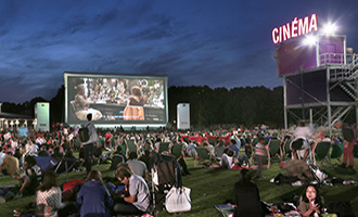 Le Cinéma en Plein Air sur la Prairie du Triangle à La Villette