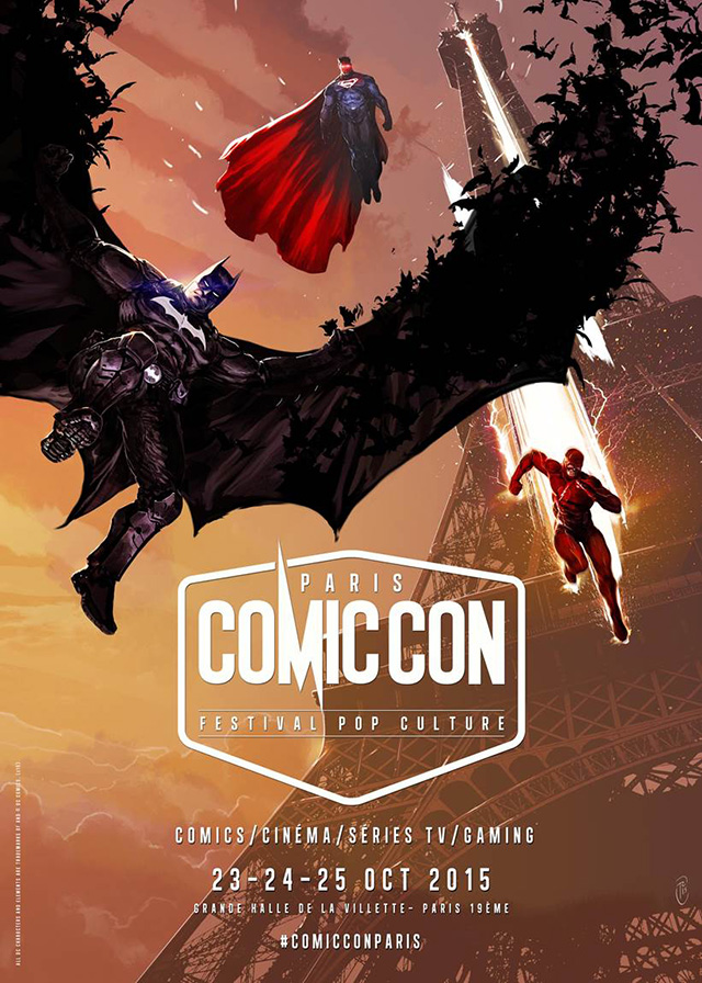 Comic Con Paris : les super-héros envahissent la Capitale sur l'affiche officielle