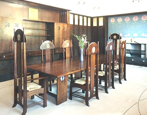 Meubles salle à manger, Charles Rennie Mackintosh