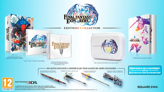 Final Fantasy Explorers : le contenu de l’édition collector