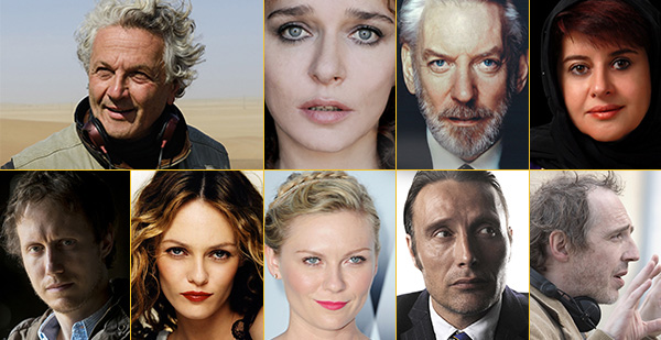 Le Jury du 69e Festival de Cannes avec George Miller, Kirsten Dunst, Donald Sutherland...