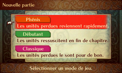 Fire Emblem Héritage difficulté