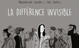 La différence invisible de Julie Dachez et Mademoiselle Caroline chez Delcourt