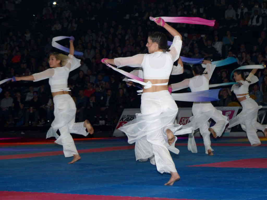 DANSE AU FOULARD CHINOIS AU 33E FESTIVAL DES ARTS MARTIAUX 